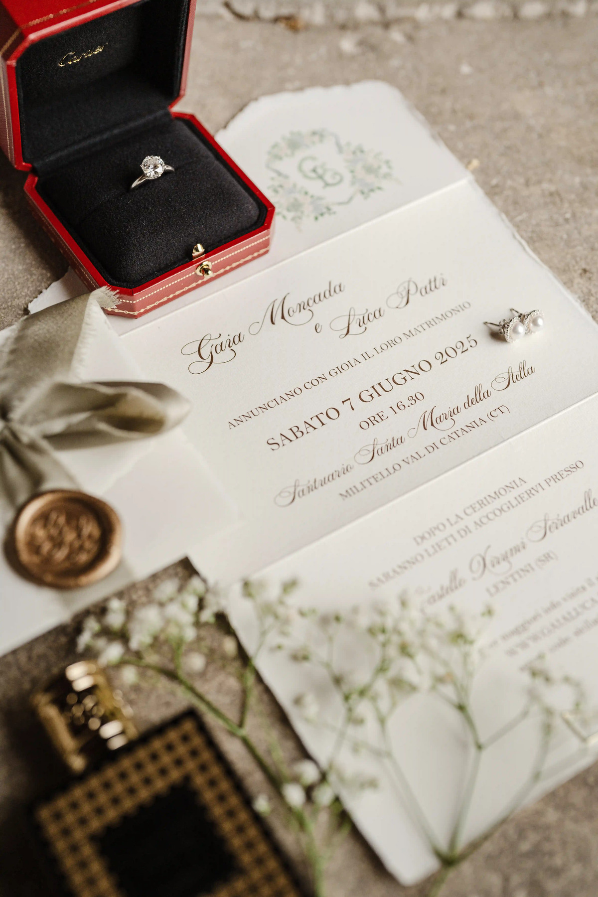 Elegant wedding in Sicily, Luca and Gaia at Xirumi Castle - Photo by Vincenzo Ingrassia